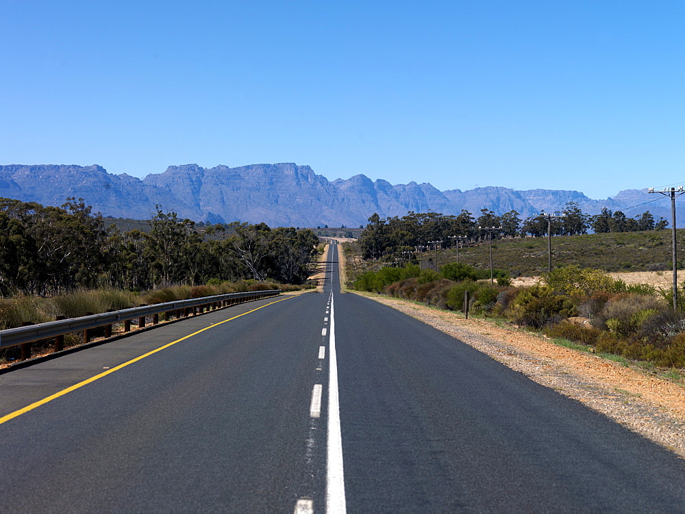 Country road to Clanwilliam, Cederberg, Western Cape, South Africa