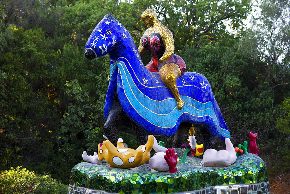 Tarot garden (Giardino dei Tarocchi) by Nikki de Saint Phalle in Capalbio, Maremma, Tuscany, Italy