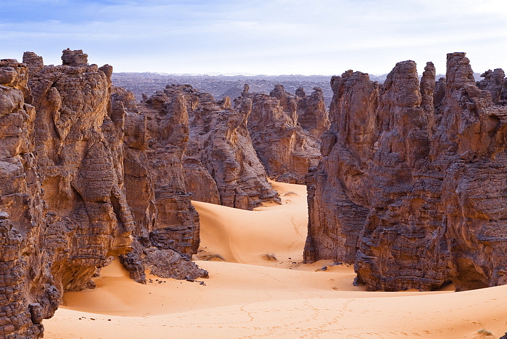 Stony desert, Tassili Maridet, Libya, Africa