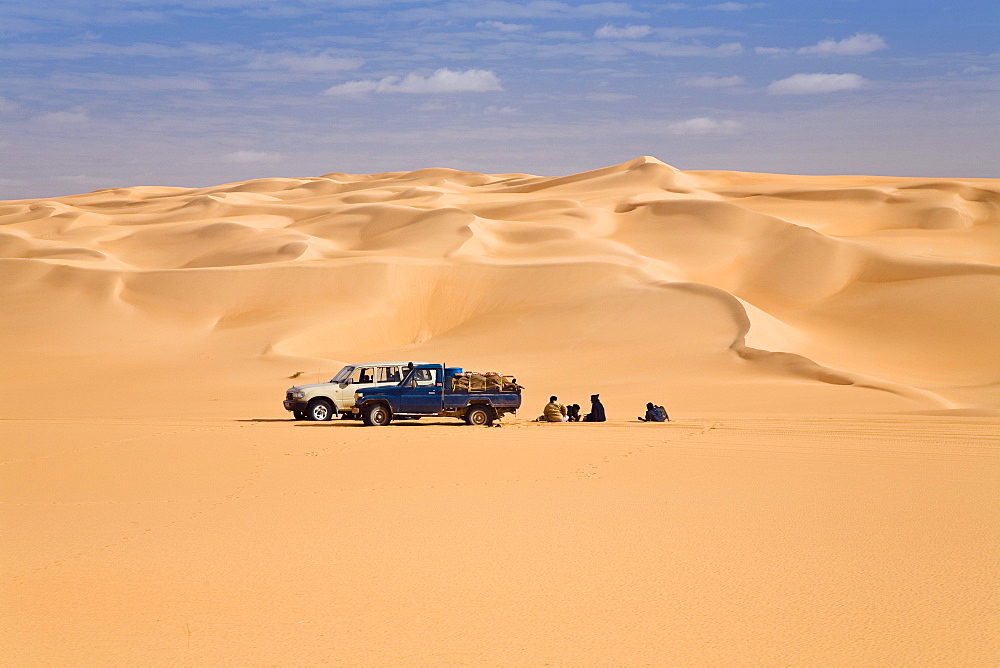 Individual tourism in the libyan desert, Libya, Africa