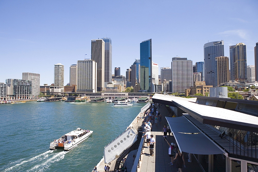 Ferry Harbour at the Rocks in Sydney, New South Wales, Australia