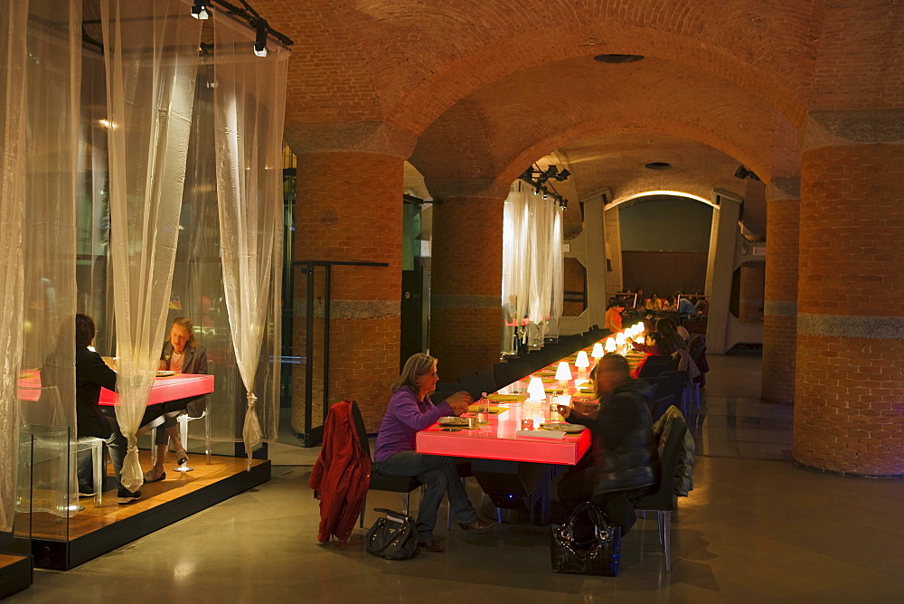 Bar of the Museo Nazionale del Cinema, Turin, Piedmont, Italy