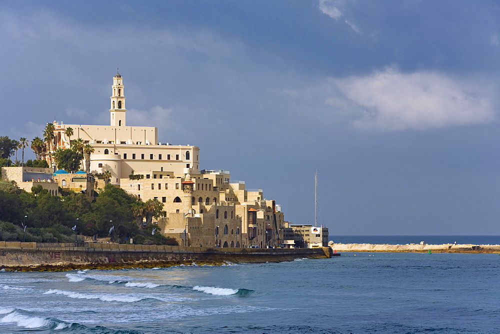 View at Jaffa, ancient arabic sea port, Tel Aviv, Israel, Middle East