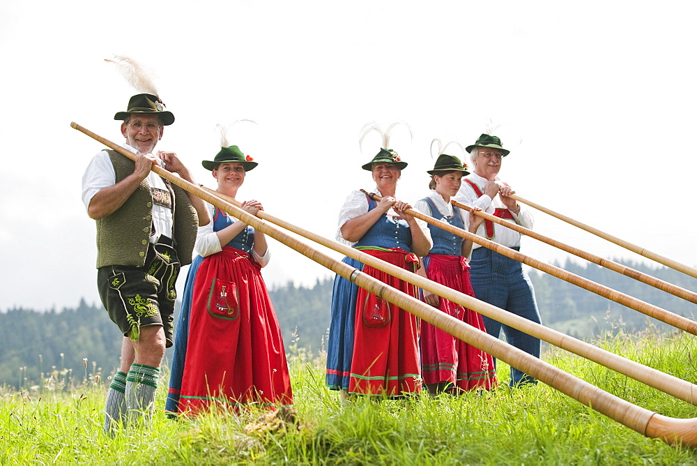 Summer Festival, Kreut Alp, Grossweil, Upper Bavaria, Germany