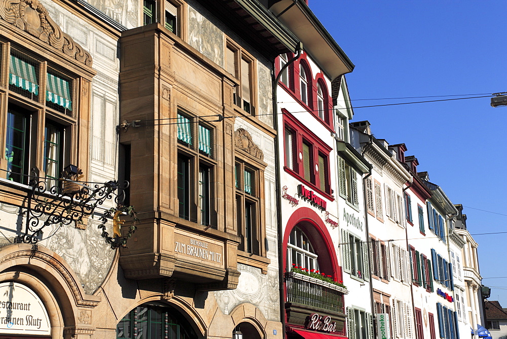 Zum Braunen Mutz Restaurant, Barfuesserplatz, Basel, Switzerland