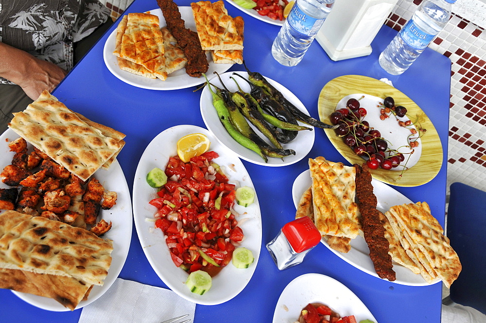 food in restaurant in Anatolia, Turkey