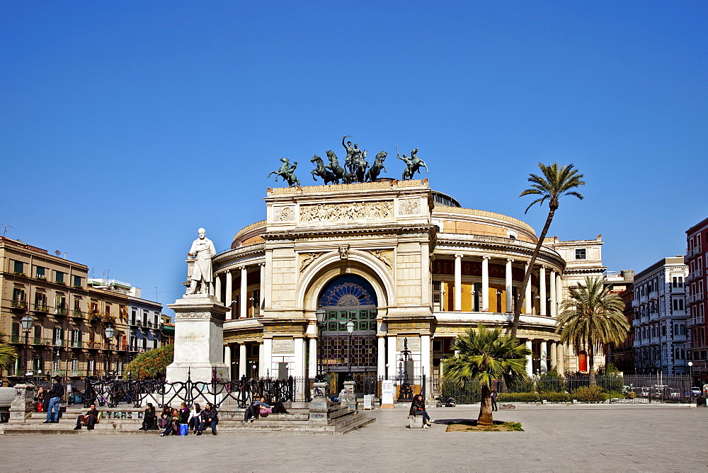 Teatro Politeama, Palermo, Sicily, Italy