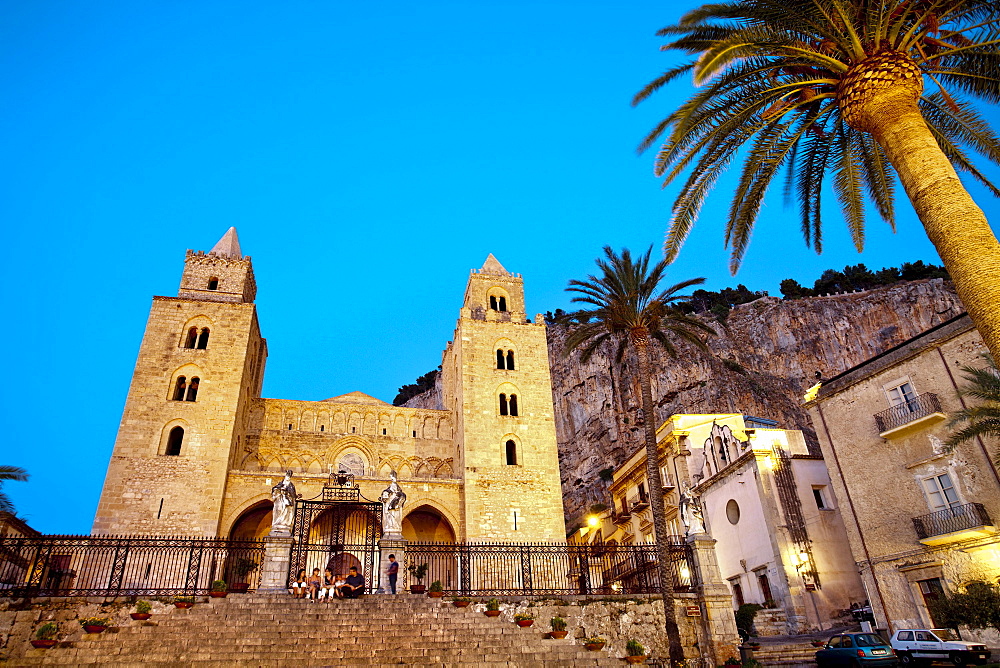 Cathedral, CefalË™, Palermo, Sicily, Italy