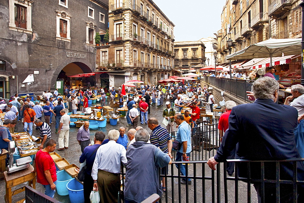 Fish market, Catania, Sicily, Italy