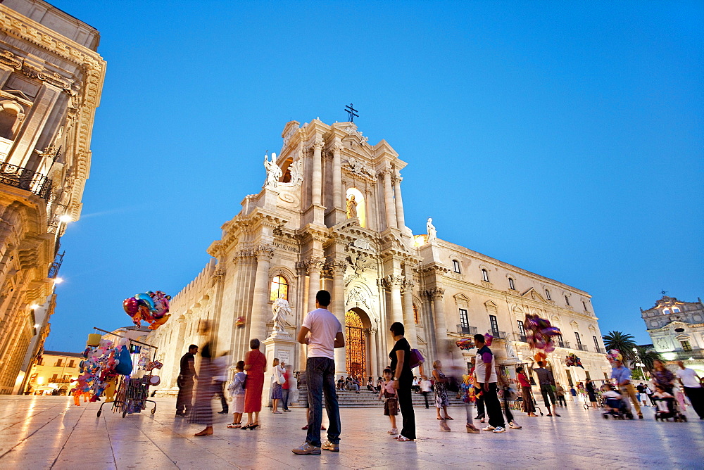 Cathedral, Cathedral square, Ortigia, Syracuse, Sicily, Italy