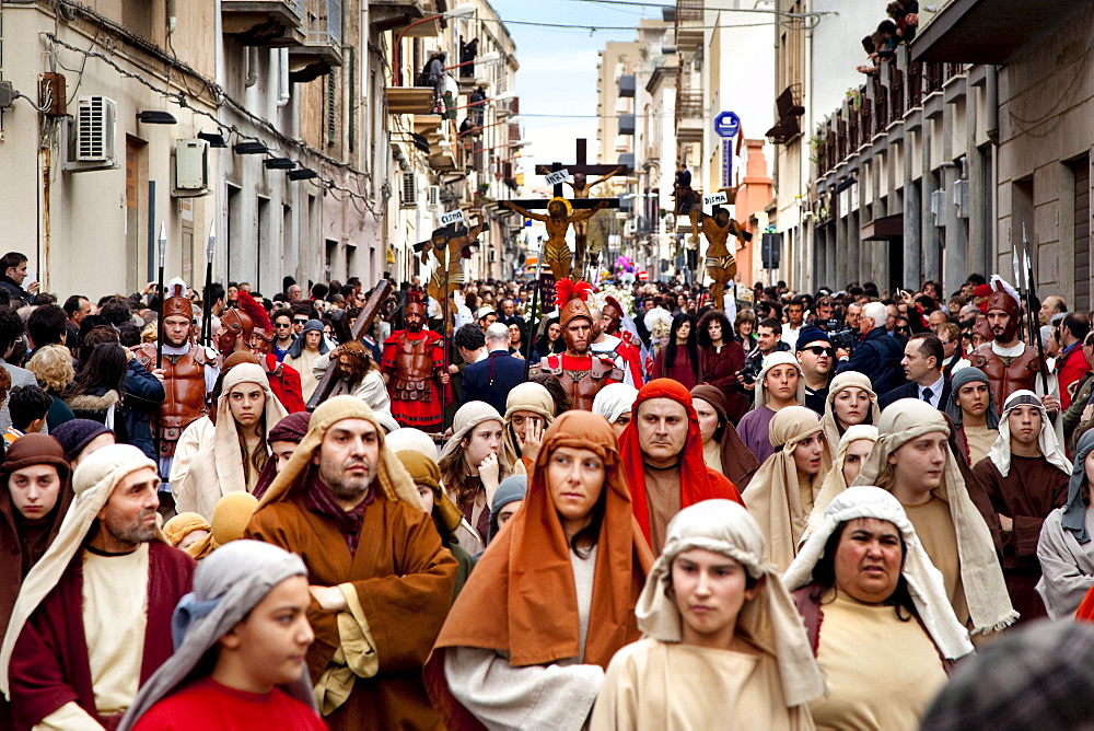 Holy Thursday procession, Marsala, Sicily, Italy