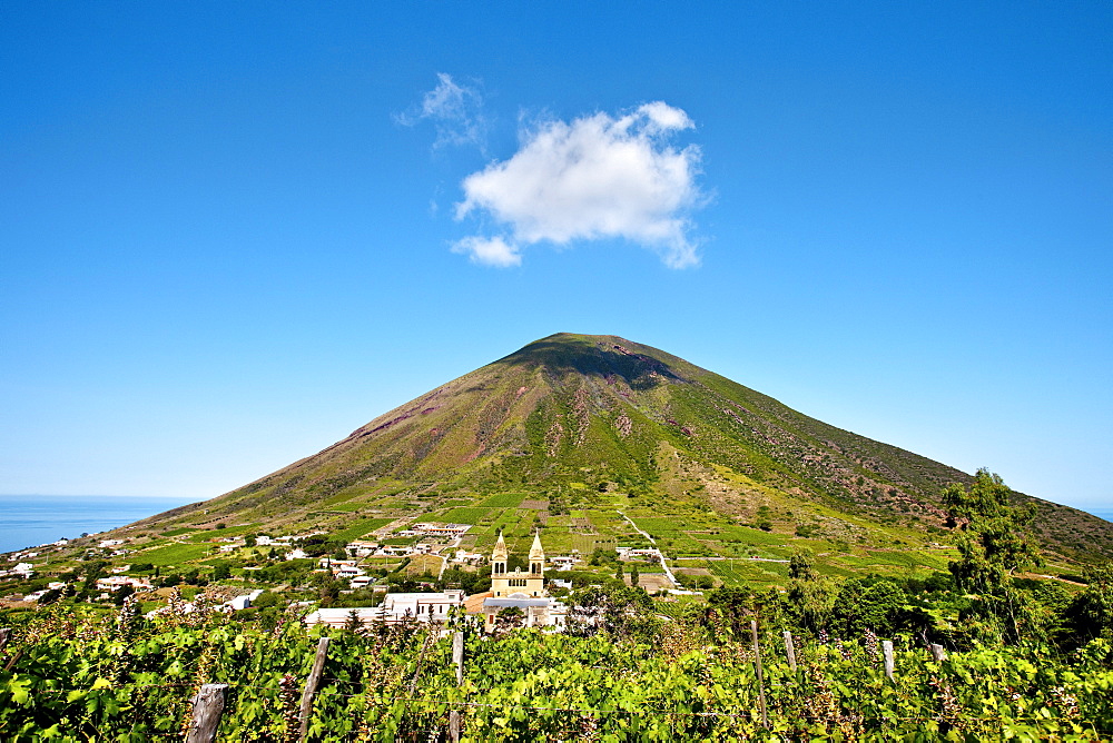 Vulcano Monte dei Porri, Salina Island, Aeolian islands, Sicily, Italy