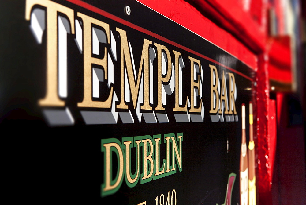 Irish pub, Temple Bar area, Dublin, County Dublin, Ireland