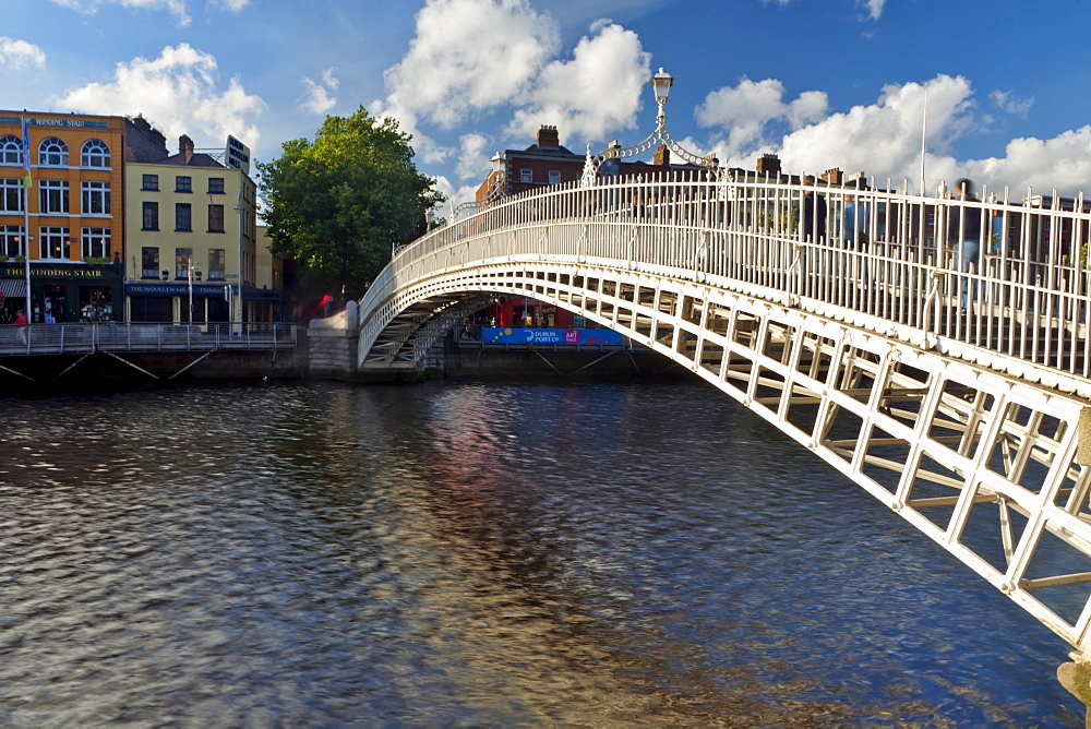 The Ha'Penny Bridge, Dublin, County Dublin, Ireland