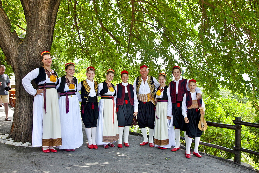 People in traditional clothes, Dubrovnik, Dalmatia, Croatia