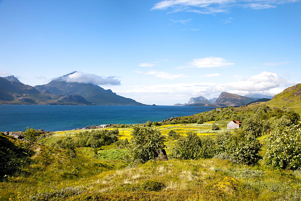 Nappstraumen, Vestvagoya island, Lofoten Islands, North Norway, Norway