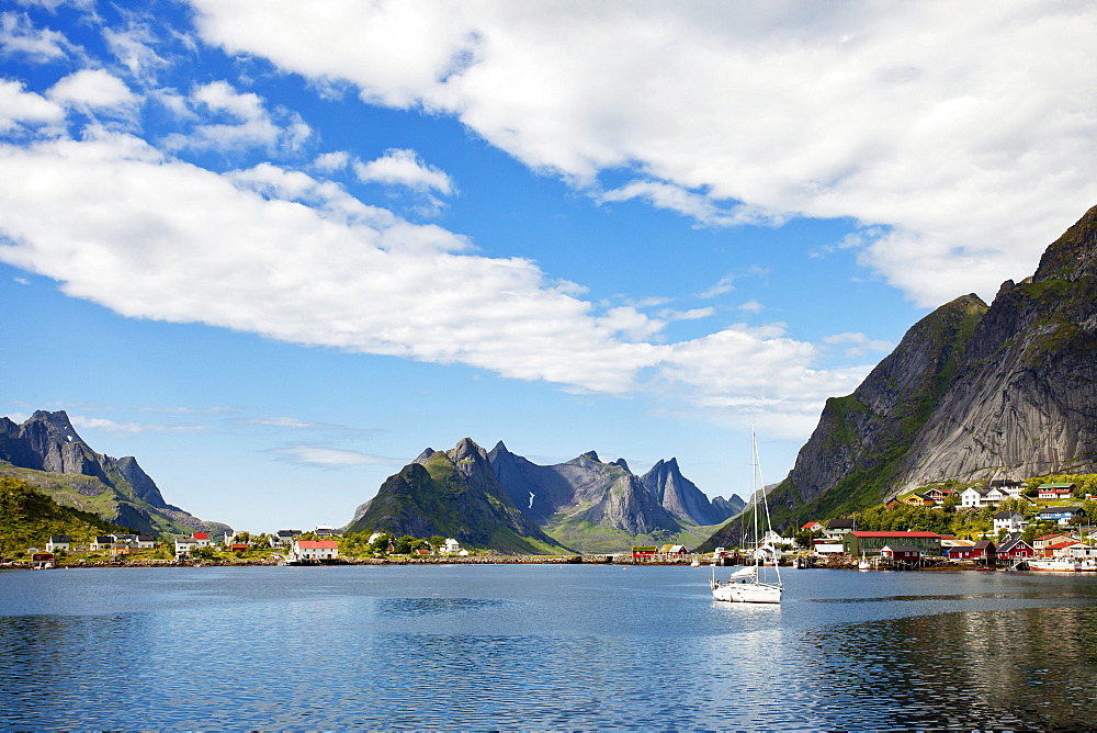 Reine village, Moskenesoya, Lofoten Islands, North Norway, Norway