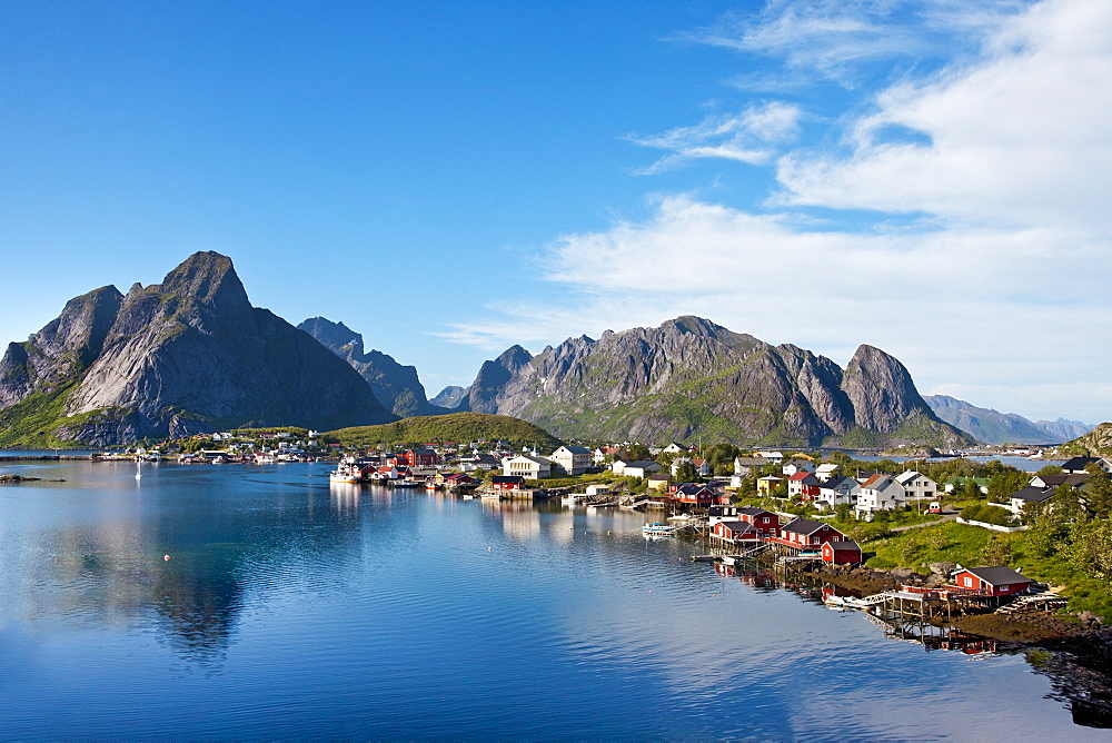 Reine village, Moskenesoya, Lofoten Islands, North Norway, Norway