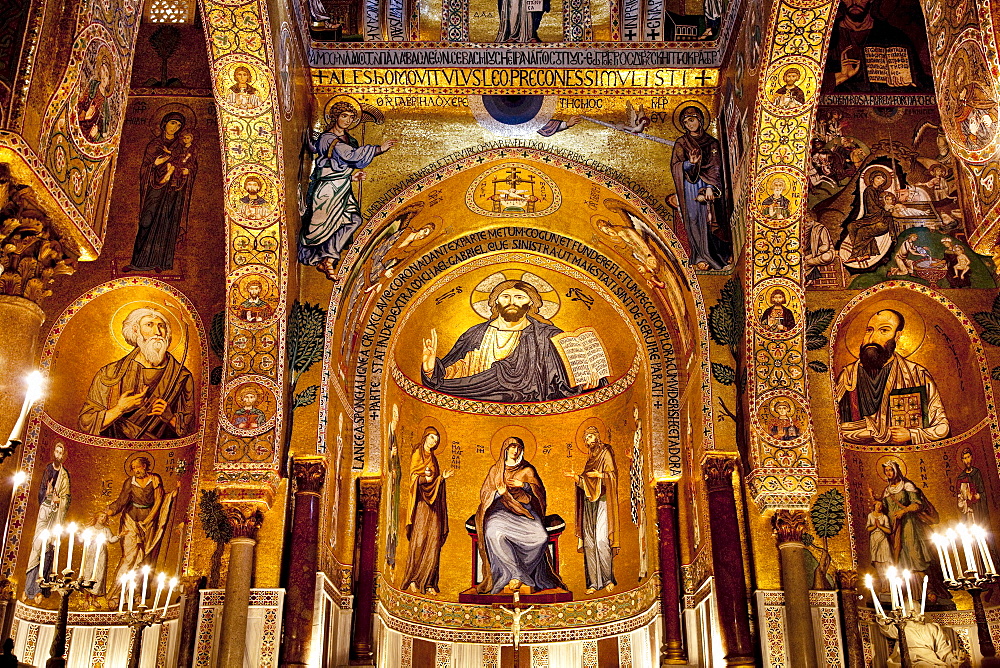 Cappella Palatina, Palazzo Reale, Palermo, Sicily, Italy