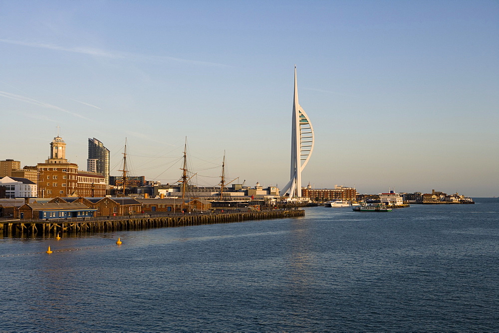 Portsmouth Historic Dockyard and Spinnaker Tower, Portsmouth, Hampshire, England, Europe