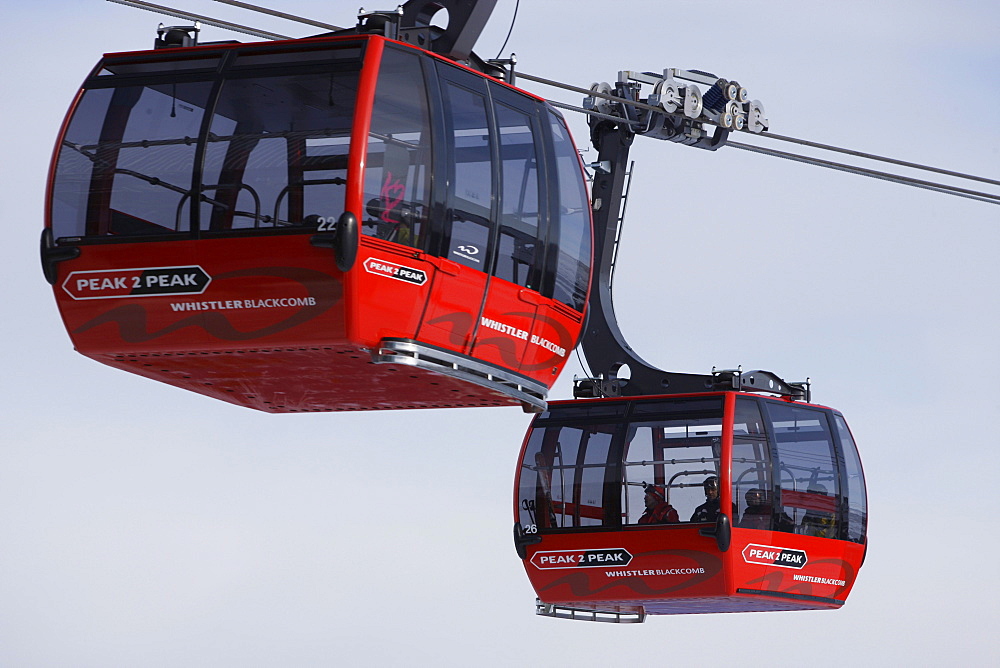 Gondola lift, Whistler, British Columbia, Canada