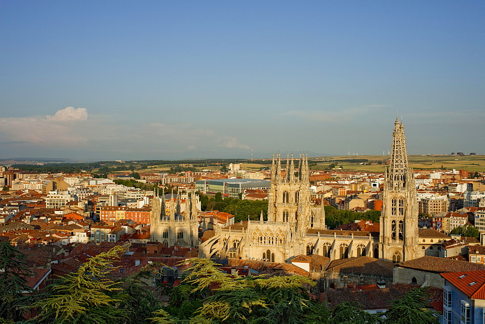 Burgos cathedral, Gothic, Camino Frances, Way of St. James, Camino de Santiago, pilgrims way, UNESCO World Heritage Site, European Cultural Route, province of Burgos, Old Castile, Castile-Leon, Castilla y Leon, Northern Spain, Spain, Europe