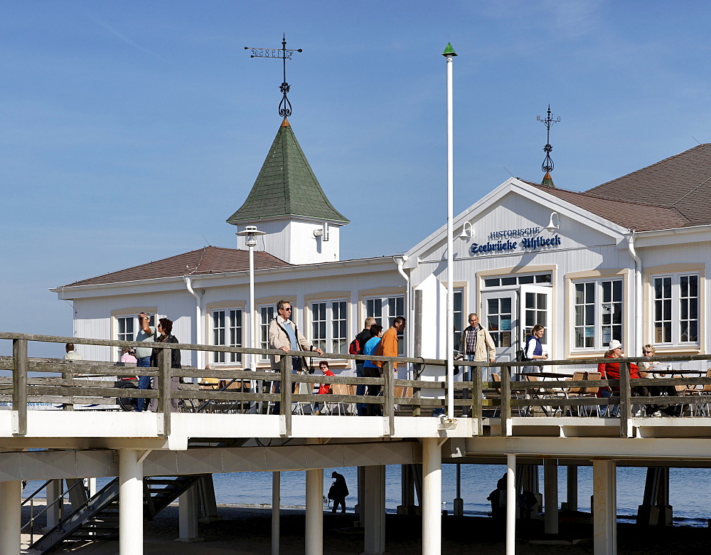 Pier of Ahlbeck, Usedom, Mecklenburg-Western Pomerania, Germany