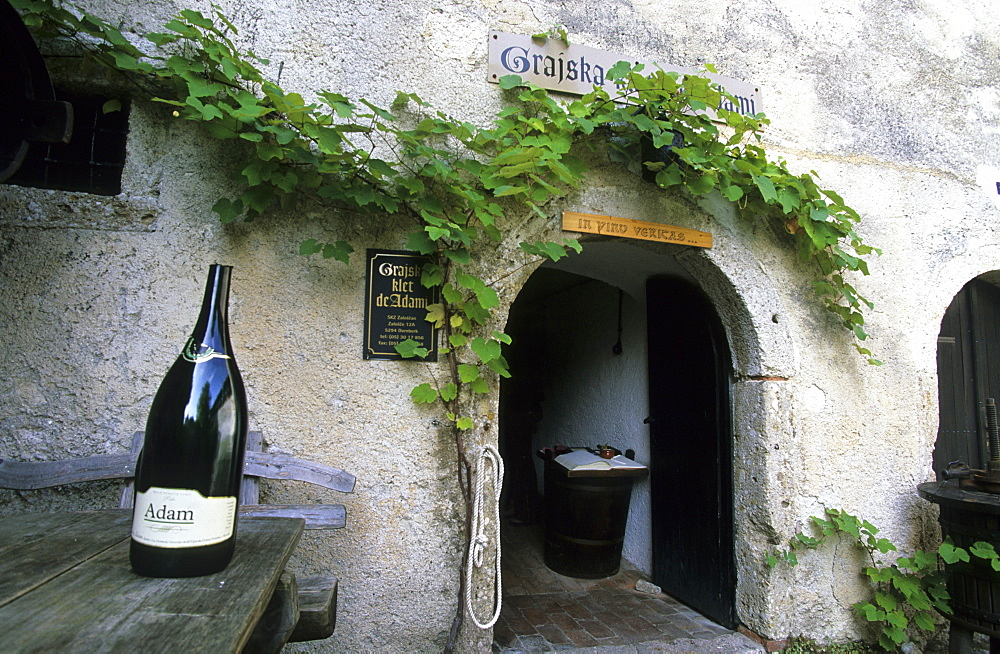 Wine cellar in Bled Castle, Slovenia