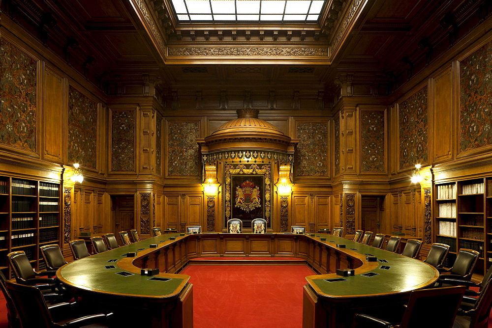 Ratsstube, Hamburg Town Hall, Hanseatic city of Hamburg, Germany, Europe