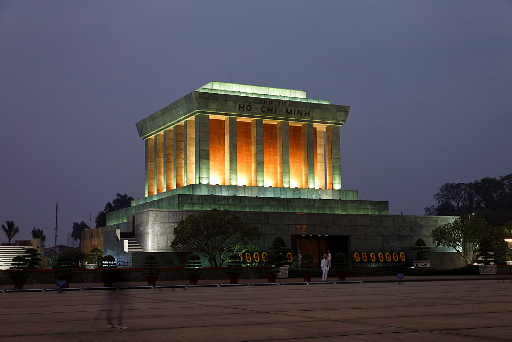 Ho Chi Minh Mausoleum, Ba Dinh Square, Hanoi, Bac Bo, Vietnam