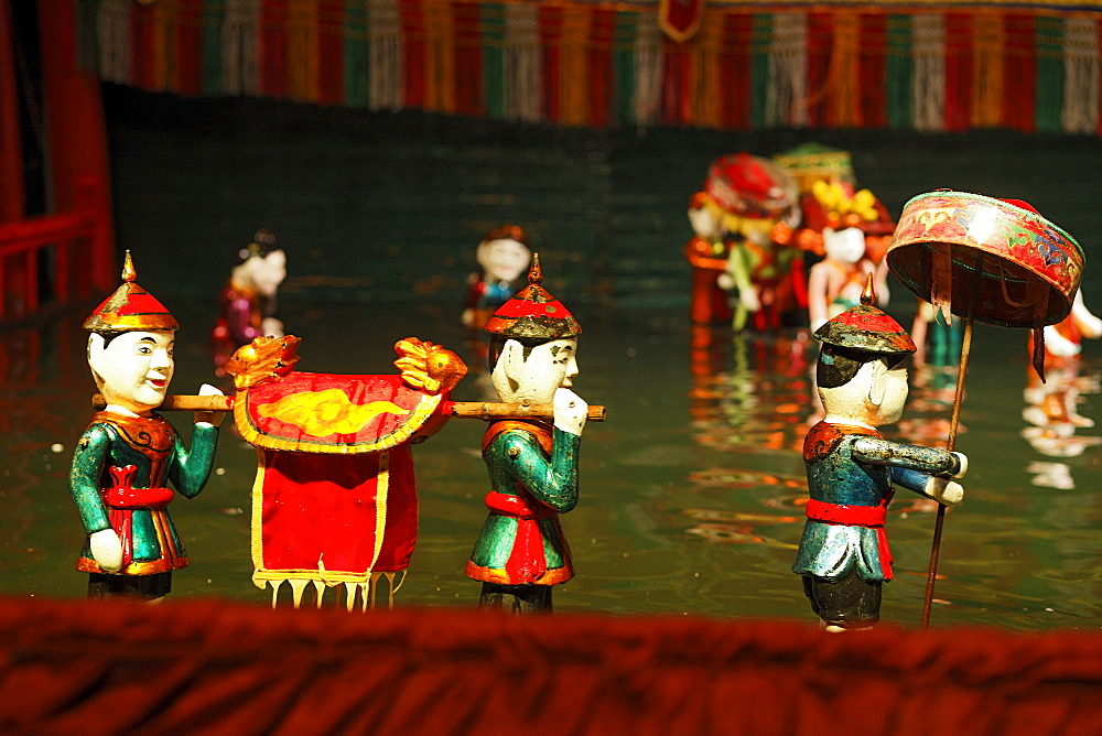 Thang-Long water puppetry, Hanoi, Bac Bo, Vietnam