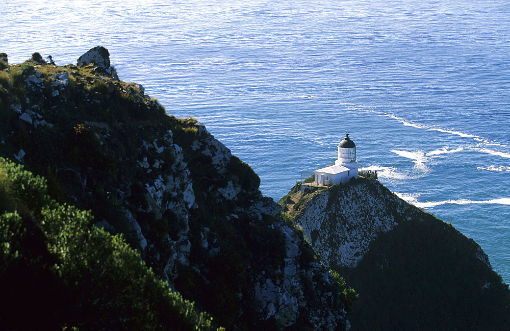 Lighthouse at Nugget Point, Catlin coast, New Zealand