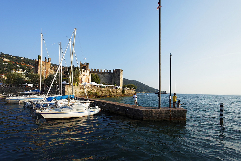 Scaliger Castle, Torri del Benaco, Lake Garda, Veneto, Italy