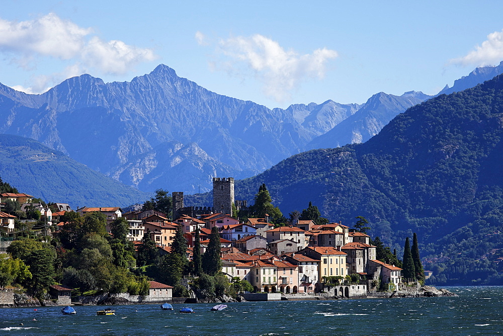 Castle, Lakeside, Rezzonico, Lake Como, Lombardy, Italy