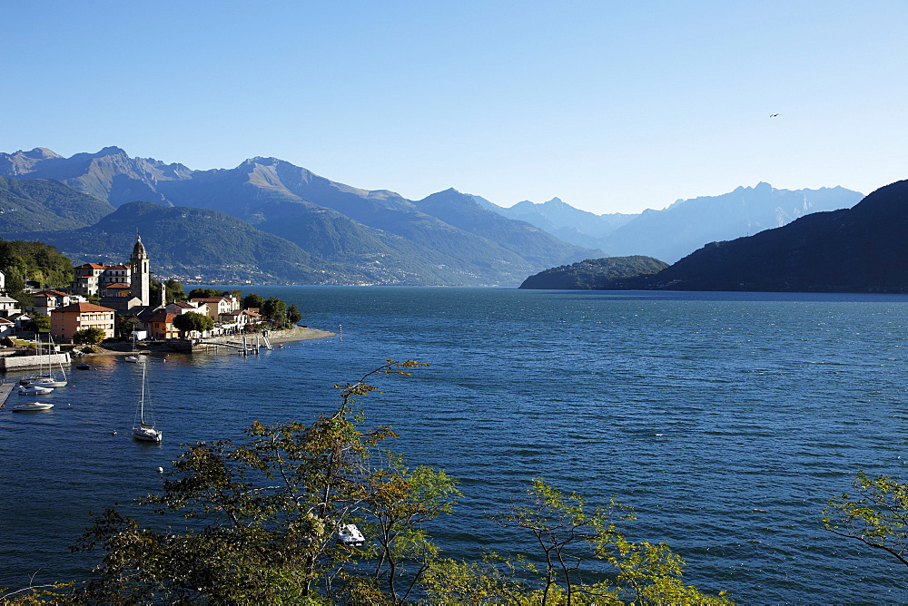 Cremia, background Piz Stella, Surettahorn, Lake Como, Lombardy, Italy