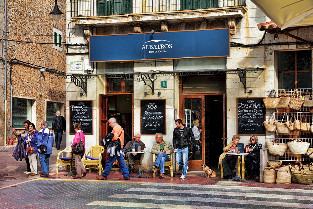 Restaurant Albatros, Port of Soller, Mediterranean, Majorca, Spain