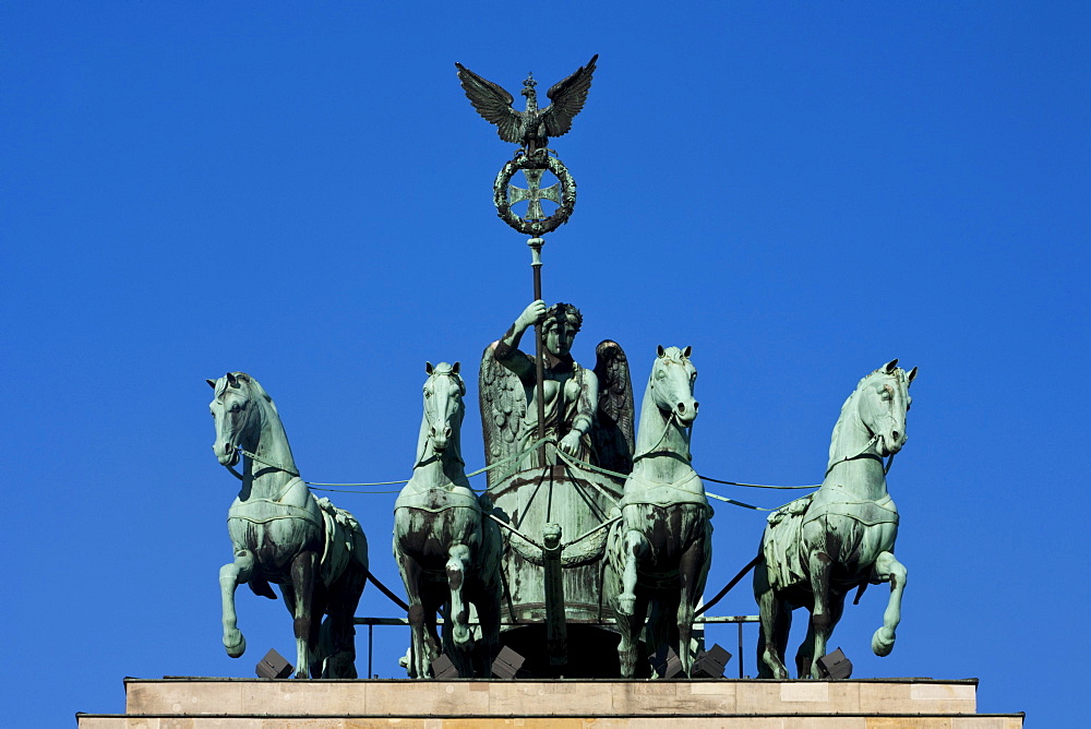 The Quadriga on the Brandenburg Gate, Berlin, Germany