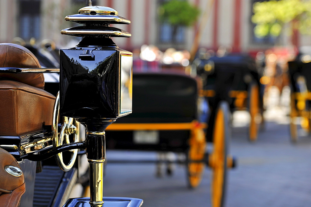 Lantern of carriage, Sevilla, Sevilla Province, Andalusia, Spain