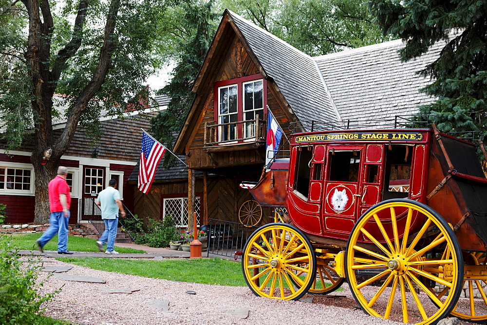 Stage Coach Inn Restaurant, Manitou Springs, Colorado, USA, North America, America