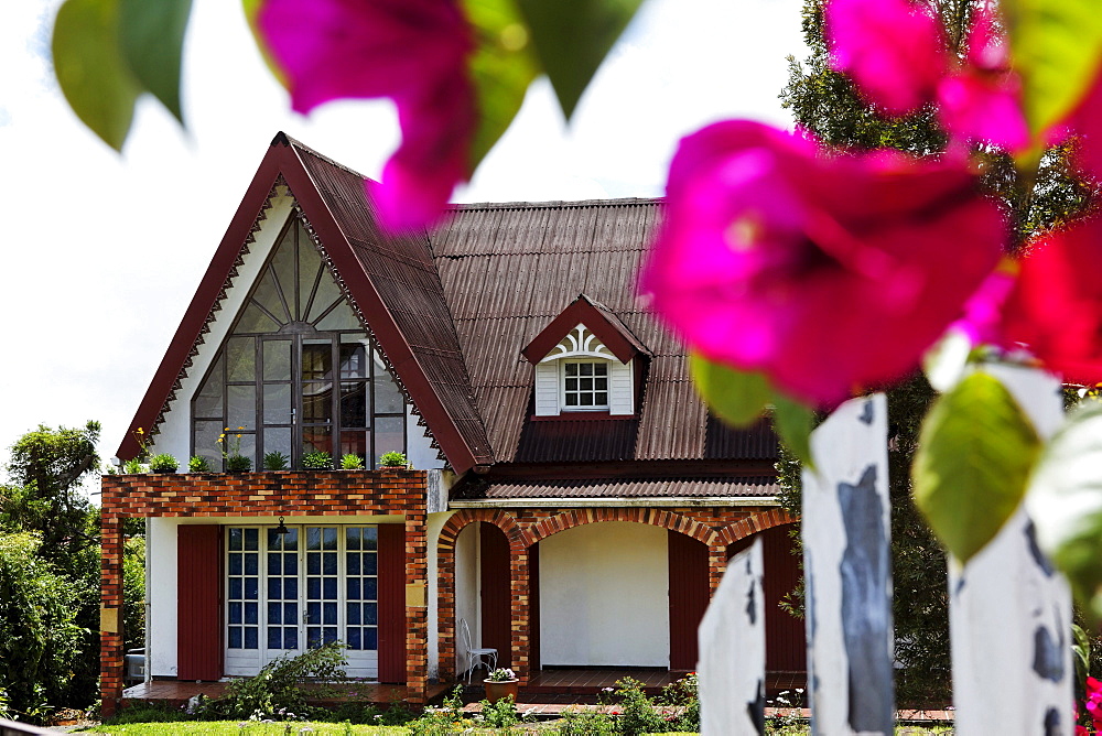 Creole house in La Plaine des Palmistes, La Reunion, Indian Ocean