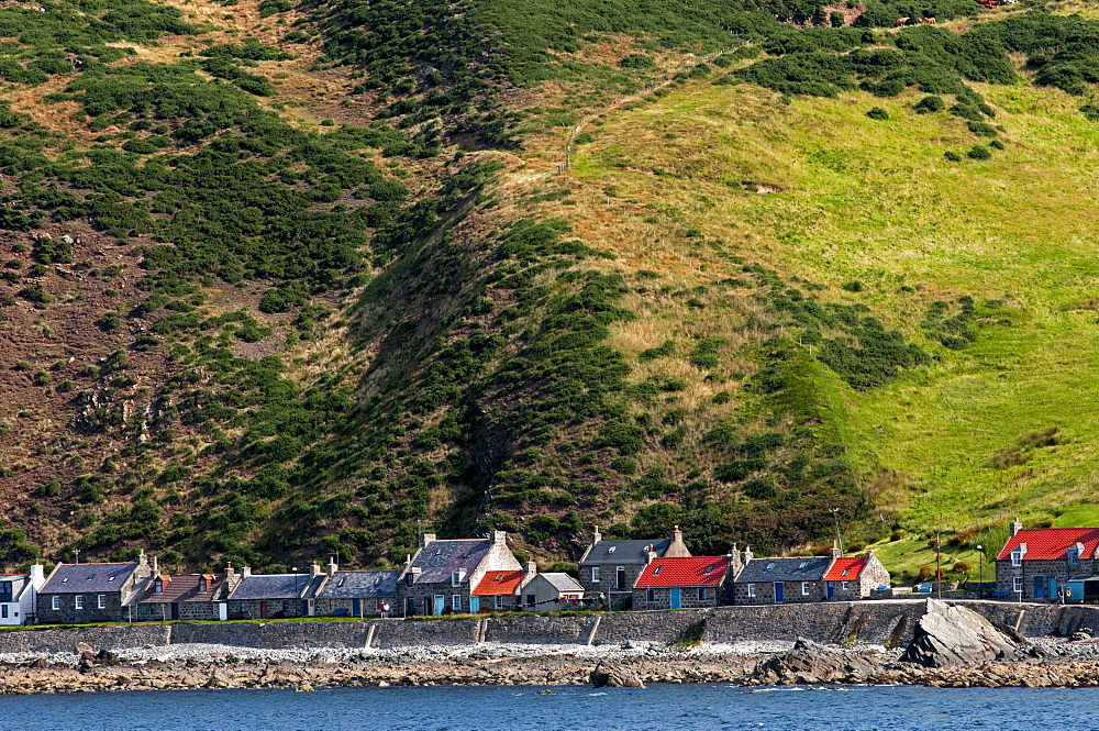 The village of Crovie, Aberdeenshire, Scotland