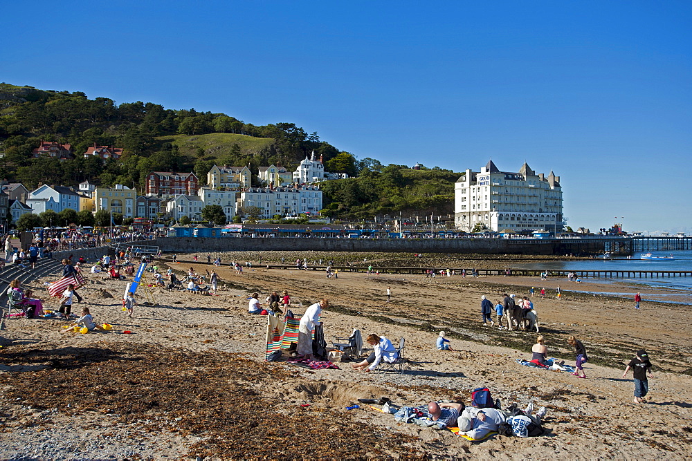 The seaside resort of Llandudno, Conwy, Wales, UK