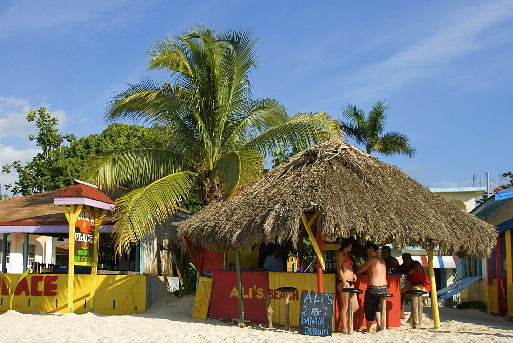 Jamaica Negril beach bar