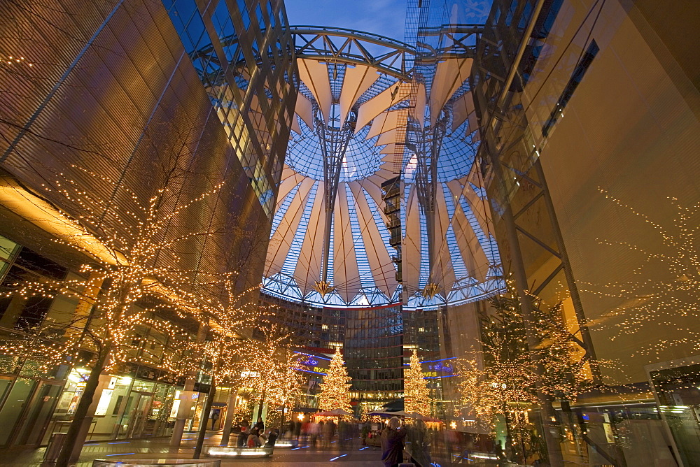 Berlin Potsdamer Platz Atrium chistmas decoration