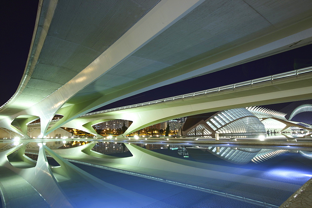 City of Arts and Sciences, Architect Santiago Calatrava, Valencia, Spain