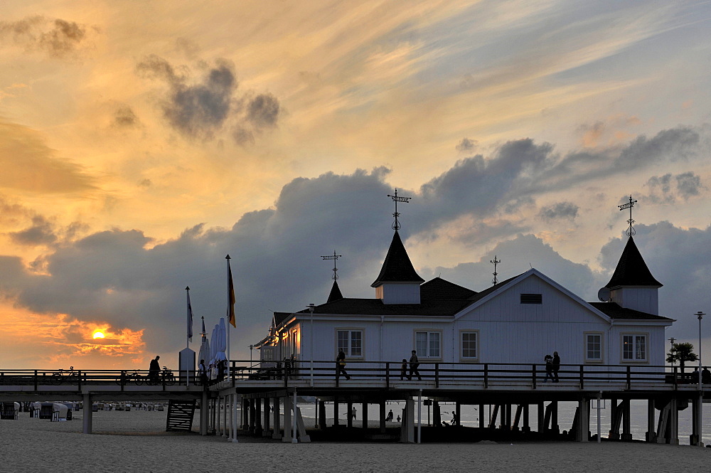 Pier Ahlbeck, Ahlbeck, Usedom, Mecklenburg-Western Pomerania, Germany