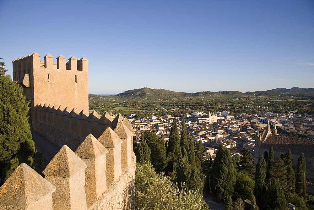 Arta Castle Wall, Arta, Mallorca, Balearic Islands, Spain