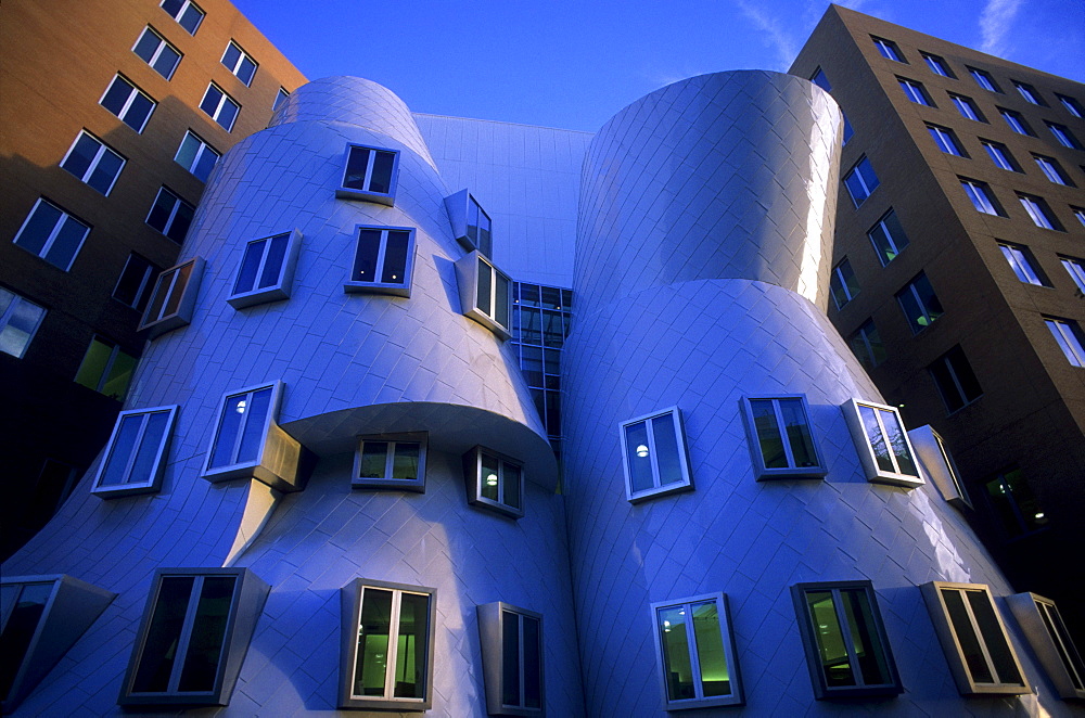 Stata Center at MIT, designed by Frank Gehry, Cambridge, Boston, Massachusetts, USA