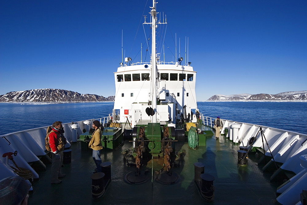 Expedition ship, Spitsbergen, Norway