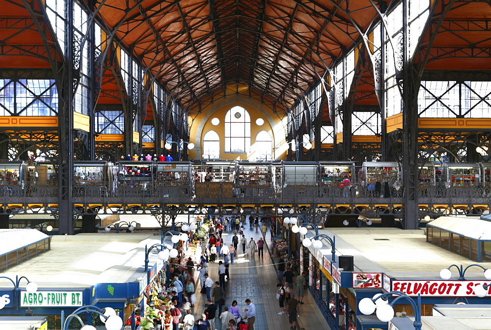 In the Big Market Hall, Nagyvusurosarnok, Budapest, Hungary